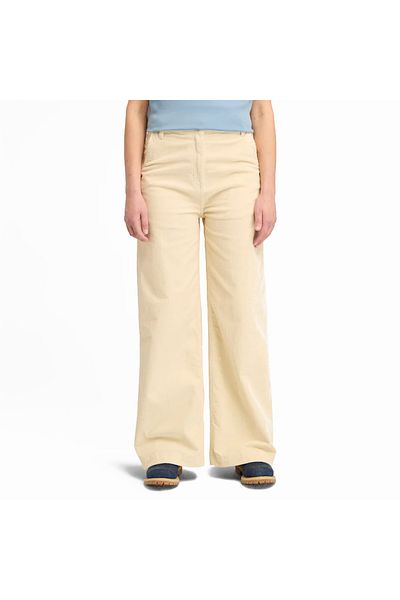 Timberland Μπεζ CORDUROUGH WIDE LEG Παντελόνι