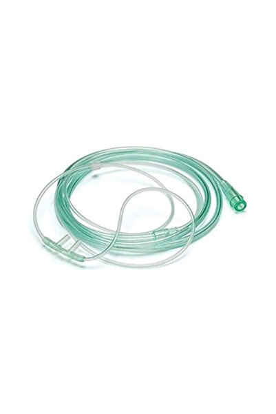 MMC قنية أنفية أكسجين للأطفال (صغير) ذات طرف مستقيم (طول قياسي 2 شهر + 0.5 شهر) لون أخضر