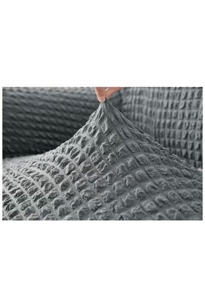 smart home 6 Seater L Shape Stretch Fabric Sofa Cover with Attractive Bubble Pattern Exquisite Details