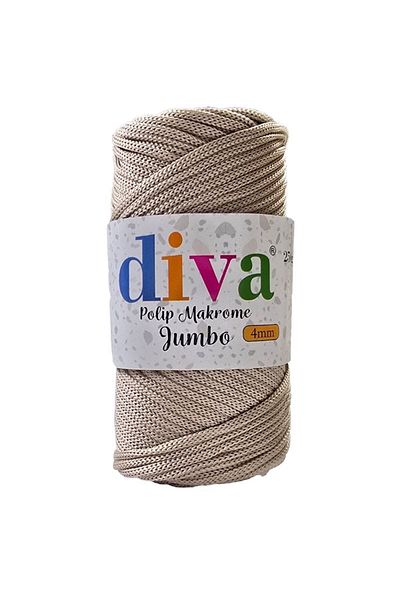 Diva İplik PP Macrame Jumbo 250 gr (4 mm) 30 Σκόνη