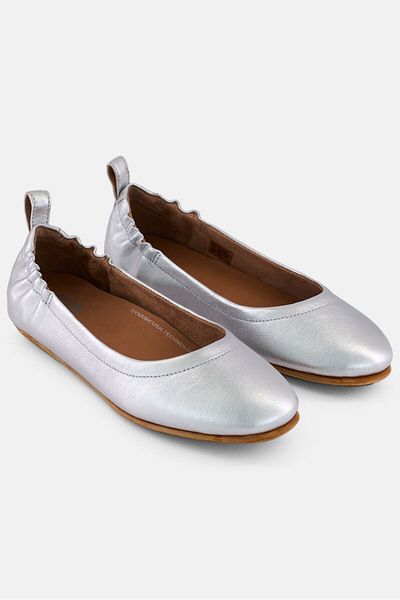 Fitflop Women Allegro Slip On Flats, Silver