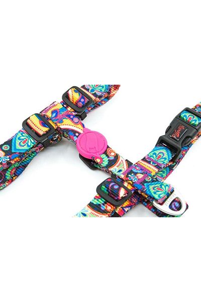 Tailpetz H-type Dog Chest Collar Paisley L
