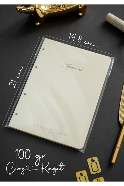 Victoria's Journals Ringo Mekanizmalı Defter Yedeği A5 (14,8X21CM) 96 Sayfa 1...