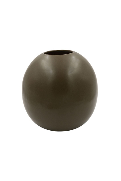 BM GİFT DESİGN Decorative khaki porcelain vase 10x17.5cm