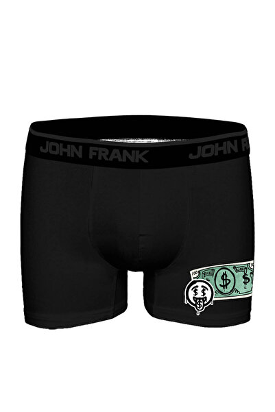 John Frank DİJİTAL BASKILI MODAL BOXER ÇOK RENKLİ