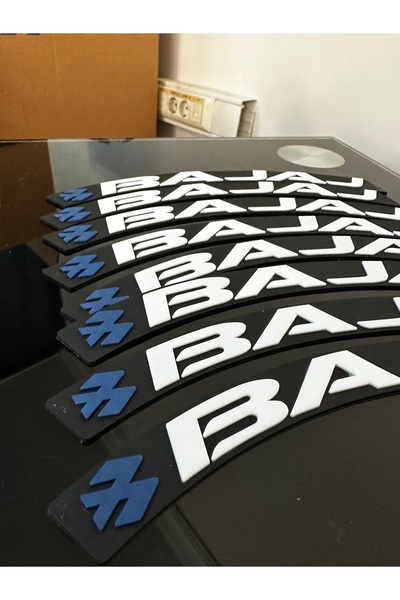 Palas Motor Pitbull Stickers and Motorcycle Tire Lettering 8Pcs + Adhesive Included Bajaj Dominar Pulsar Ns Rs
