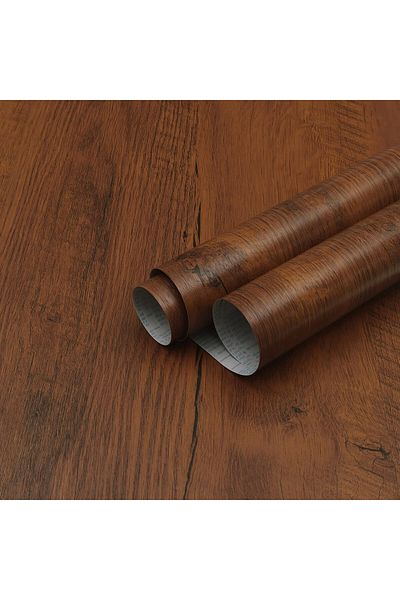 Fiula Tapet autoadeziv Fiula, vinil, maro, 40 x 300 cm