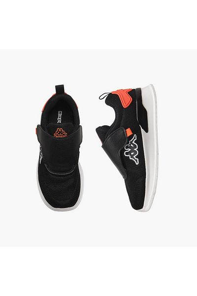 Kappa Boys' Logo Detail Sports Shoes with Hook and Loop Closure