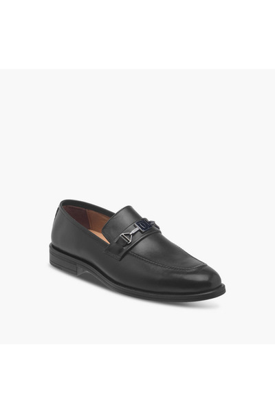 Duchini Duchini Men's Buckle Detail Slip-On Shoes
