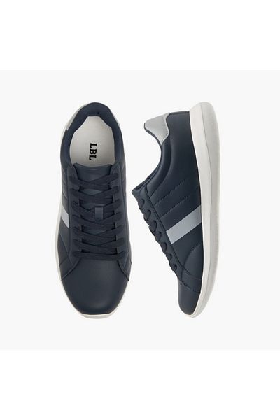 LBL by Shoexpress Stripe Detail Lace-Up Sneakers