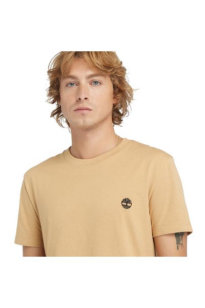 Timberland Ανδρικό T-shirt με κοντό μανίκι κίτρινο Tb0a2bpreh31