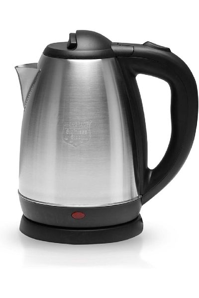 COOYA 1500W Stainless Steel Electric Kettle with Auto Shut-Off,1.8L Capacity & 360° Base - Silver