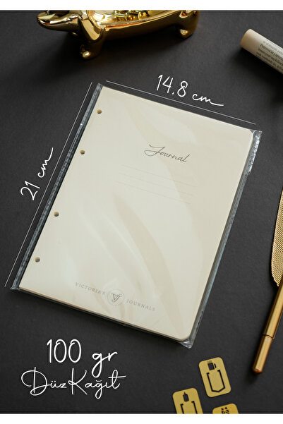 Victoria's Journals Ringo Mekanizmalı Defter Yedeği A5 (14,8X21CM) 96 Sayfa 1...