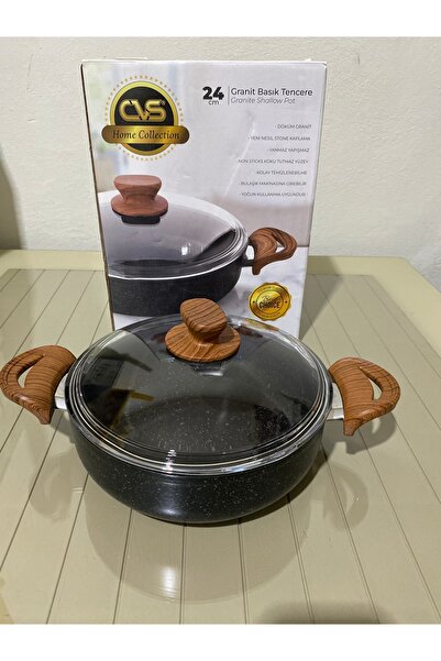 CVS 24 cm granit Basık Tencere