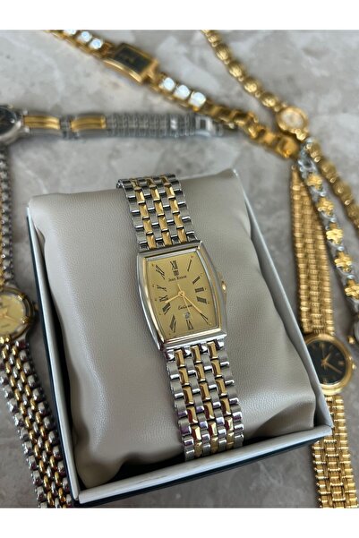 h&b design jewel Çelik Çift Renk Vintage Saat