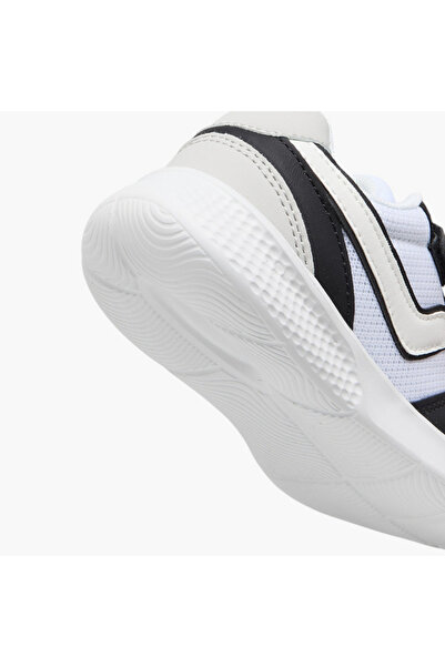 LBL by Shoexpress Colourblock Sneakers with Hook and Loop Closure