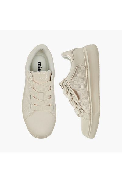 Missy Panelled Sneakers with Lace-Up Closure