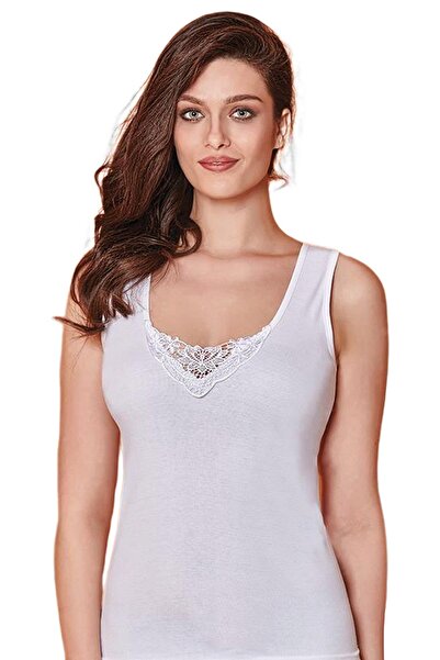 Berrak Γυναικείο μπλουζάκι με φαρδύ λουράκι Ribana GüpürLü 6 τεμαχίων Berrak-2018