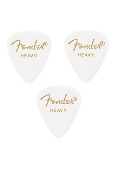 FENDER 351 Shape Heavy 3 Adet Beyaz Pena (3 ADET)