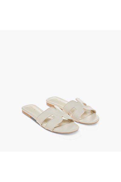 Celeste Women's Solid Slip-On Flat Sandals - J06007-001