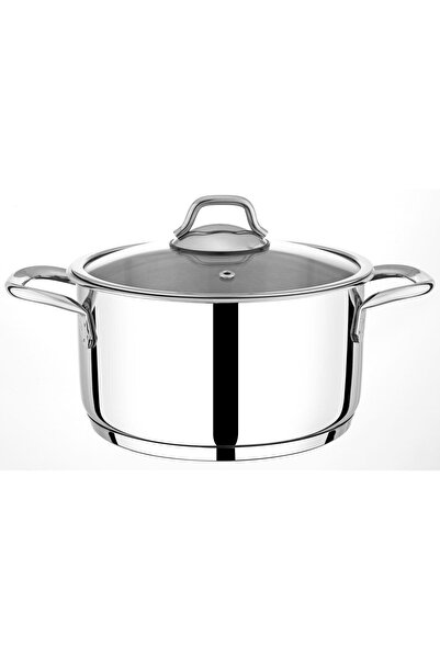 Bonera Omega 22cm Single Deep Stainless Steel Pot