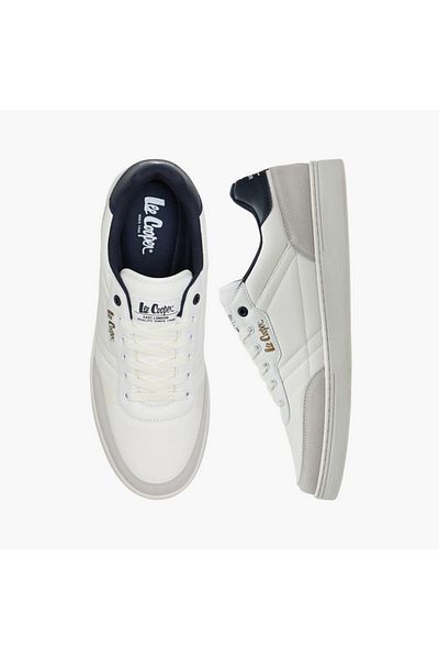 Lee Cooper Men's Logo Print Lace-Up Sneakers