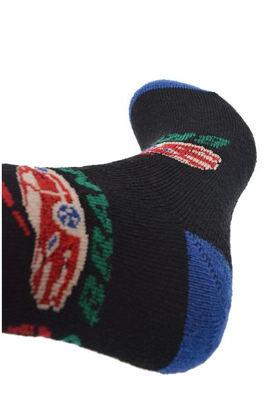 DoDe Flora Чорапи за момчета с кърпа и шарка кола, 7-8 години, Vkr