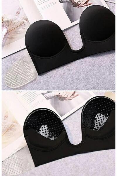 DoDe Flora Φ.Κ. Γυναικεία εσώρουχα Push Up Invisible Self Adhesive Ghost Bustier σουτιέν 1309