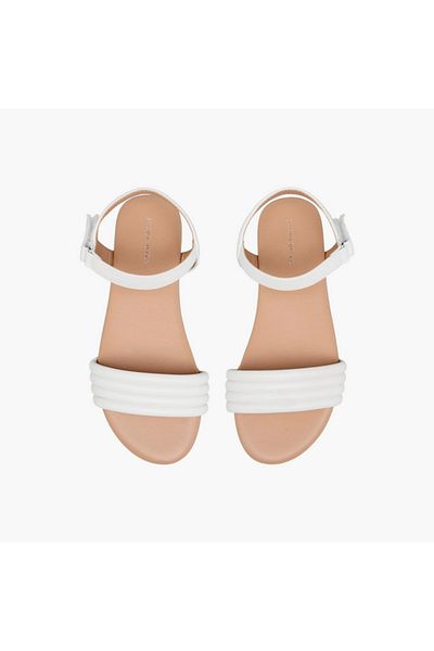 Flora Bella by Shoexpress Flora Bella Strap Detail Sandals with Hook and Loop Closure