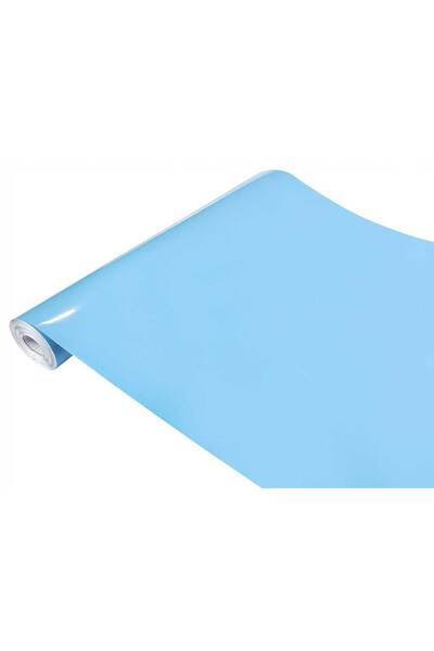 d-c-fix 176-0506 Плоска блискуча дитяча синя самоклеюча фольга (45 см x 1 м)