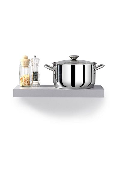 Bonera Omega 22cm Single Deep Stainless Steel Pot