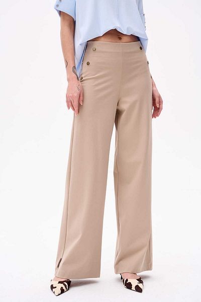 Blue Shadow Women's Trousers Endorfina Beige