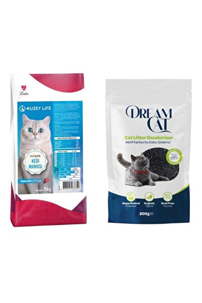 KuzeyLife KuzeyLifeKuzu Etli ve Pirinçli Kedi Maması 15 Kg (Aktif Karbonlu Ko...