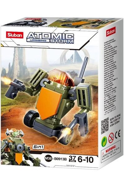 Sluban ATOMIC STORM(Uprising)-Knight 37pcs (M38-B0913B) (6004677)