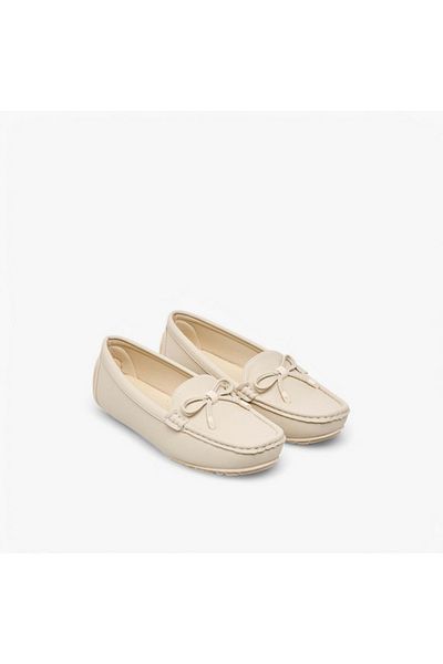Paprika Bow Accent Slip-On Loafers