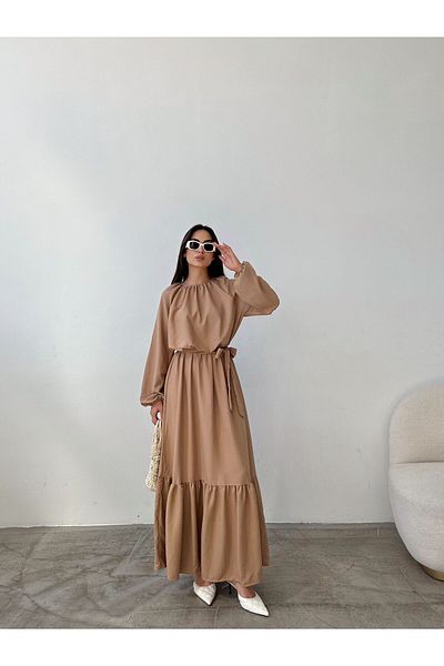Swan Woman ΦΟΡΕΜΑ ΑΙΡΟΒΙΝ ΜΕ ΕΛΑΣΤΙΚΗ ΜΕ ΠΕΡΙΣΤΕΡΙ