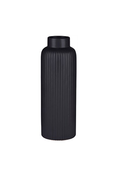 Arti Casa Διακοσμητικό βάζο, από πορσελάνη, 28,5x10 cm, μαύρο ματ χρώμα