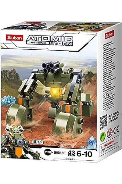 Sluban ATOMIC STORM(Uprising)-Warrior Robot 43p(M38-B0913E (6004680)