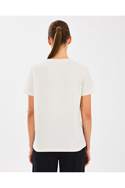 SKECHERS W Essential Crewneck T-Shirt Γυναικείο Off White Tshirt S2510029-102