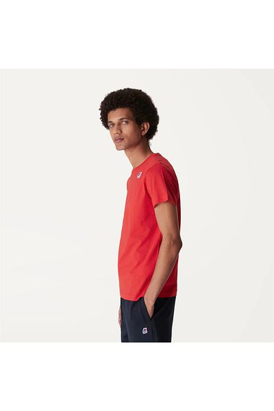 K-Way Red unisex t-shirt Le Vrai Edouard K-Way