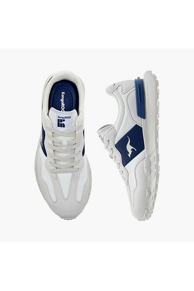 Kangaroos Men's Logo Detail Sports Shoes with Lace-Up Closure