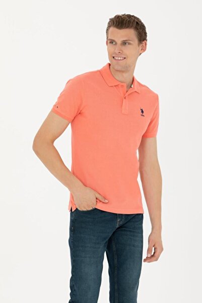 U.S. Polo Assn. Ανδρικό μπλουζάκι με λαιμόκοψη Polo Basic