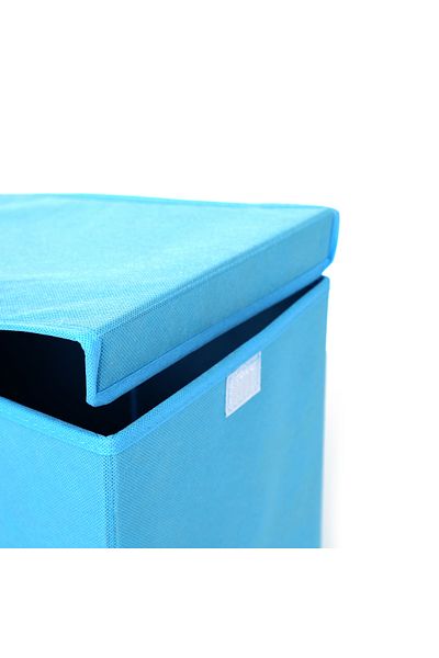 Sia Blue Color 33X24X27Cm Size 21 Liter Closed Storage Box