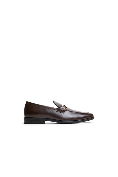 Aldo Dark Brown Marner Loafers For Mens