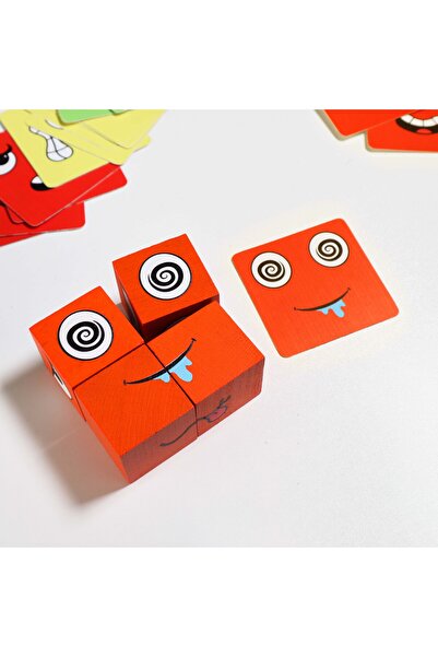 Crowart Emotion Cubes - Fun and Educational Emotion Matching Game (4-Person)
