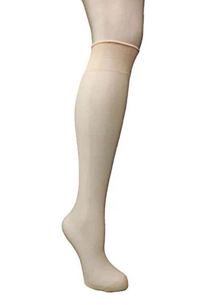 Müjde Women's Knee-Length Trousers Socks 12 Pieces 20 Denim Matte Reinforced Toe Durable Flexible -