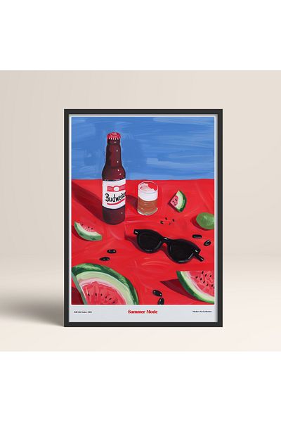 HOMEPACK Pictură cu un singur cadru din lemn Pictură poster dintr-o bucată TK/1412