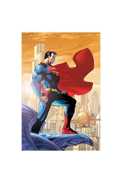 DC Prime 3D 300 Parça 3D Puzzle ve Figür Seti: Superman