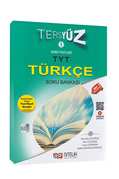 Palme Yayınevi Nitelik TYT Türkçe Tersyüz Soru Bankası Konu ve Tekrar Testi