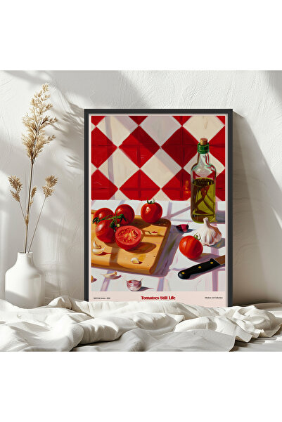 HOMEPACK Tekli Ahşap Çerçeveli Tablo Tek Parça Poster Tablo TK/1411